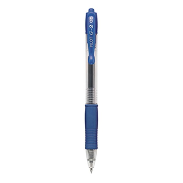 Pilot Pen G2 Blue 0.5Mm Retractable Gel Ink Rolling Ball Pen Fine Point PI97656 - main